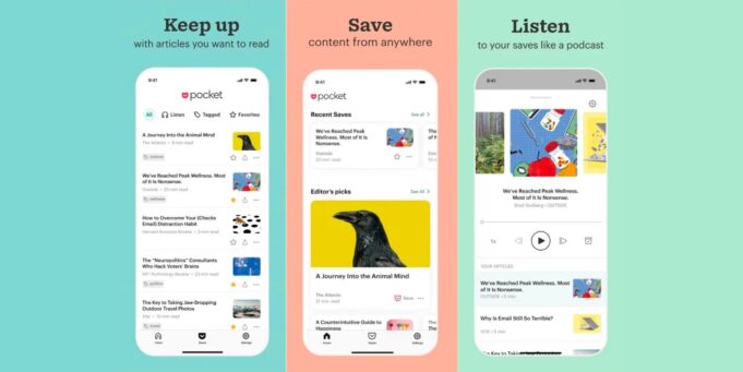 Populární aplikace a služba Pocket od Mozilly obdržela aktualizaci
