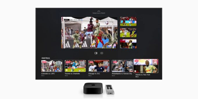 Majitelé Apple TV 4K nyní mohou sledovat až čtyři sportovní přenosy