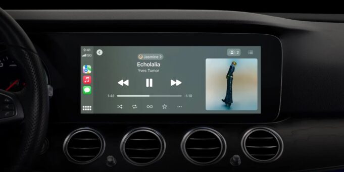 CarPlay v iOS 17: Apple Music SharePlay, aktualizace designu, nová tapeta