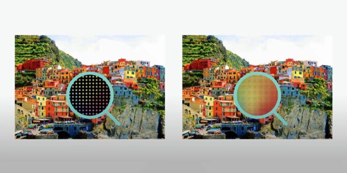 Video zobrazuje, jak funguje rozlišení displeje Vision Pro