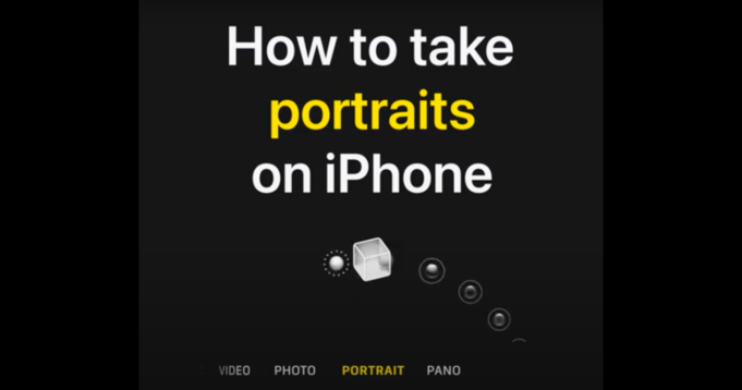 Apple návody – Jak fotit portréty na iPhonu