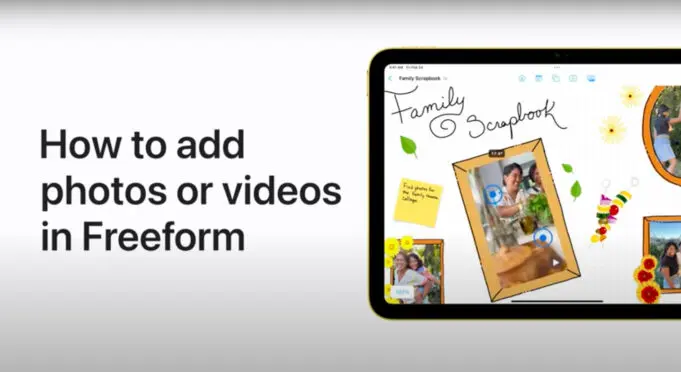 Apple návody – Jak přidat fotografie nebo videa v aplikaci Freeform na iPhonu nebo iPadu