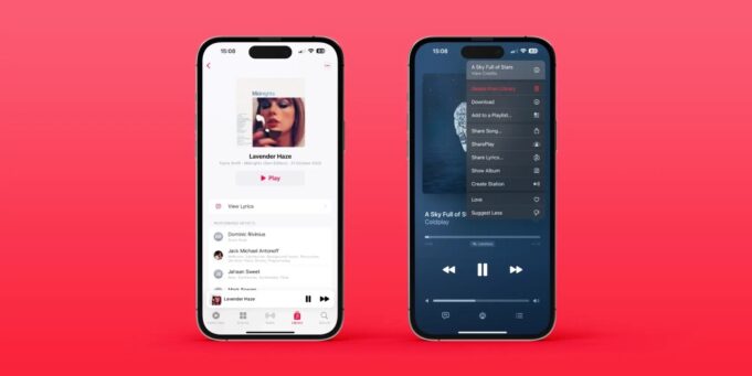 Apple Music obsahuje v iOS 17 sekci věnovanou popiskům písní