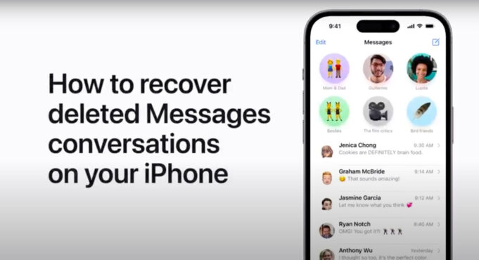 Apple návody – Jak obnovit smazané konverzace v aplikaci Zprávy na iPhonu