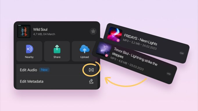Aplikace Documents by Readdle obdržela aktualizaci, která obsahuje šikovný audio editor