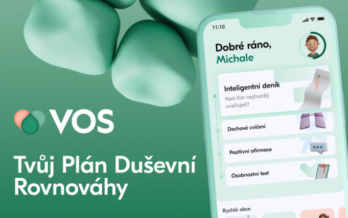 Aplikace VOS, zaměřená na duševní pohodu a mentální zdraví, oficiálně končí