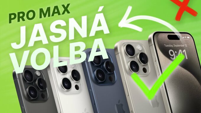 Jan Březina – Jasná volba! iPhone 15 Pro Max do každé rodiny!