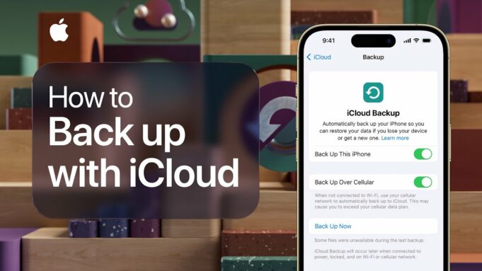 Apple návody – Jak zálohovat váš iPhone na iCloud