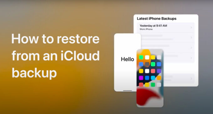 Apple návody – Jak obnovit iPhone nebo iPad ze zálohy iCloudu