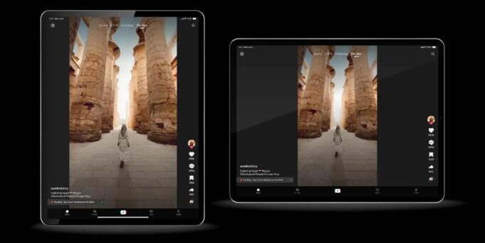 TikTok bude optimalizován pro iPady a skládací zařízení Android