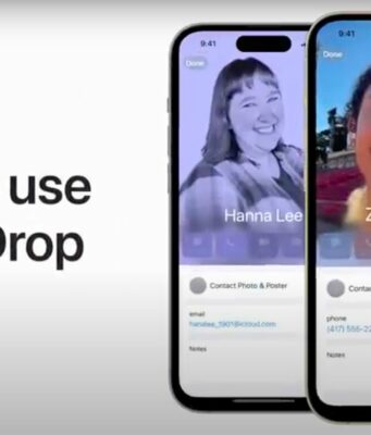 Apple návody – Jak používat NameDrop na iPhonu