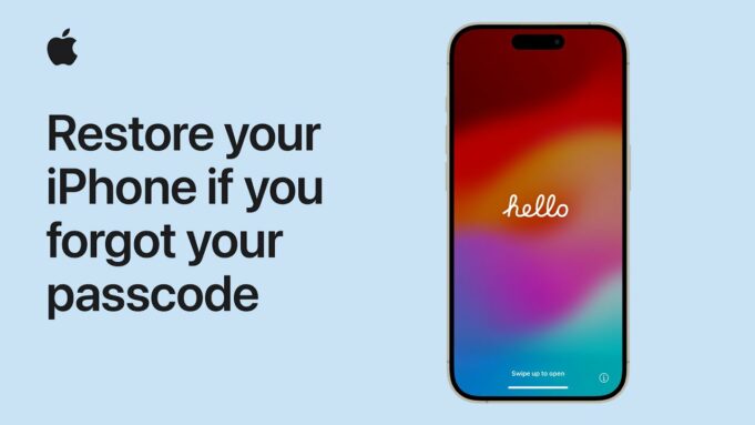 Apple návody – Jak obnovit iPhone, pokud jste zapomněli přístupový kód