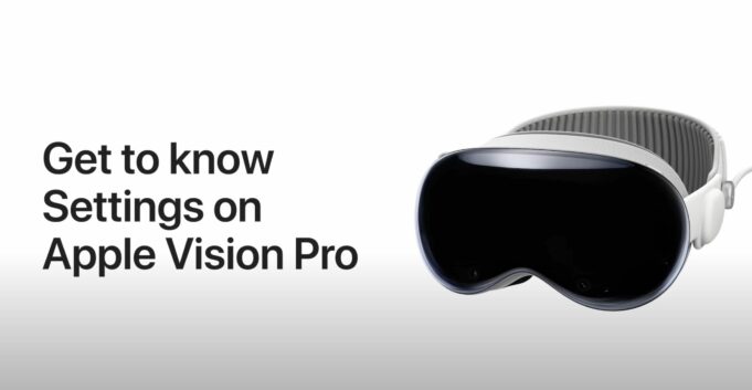 Apple návody – Seznamte se s nastavením na Apple Vision Pro