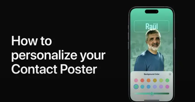 Návod – Jak si přizpůsobit svůj kontaktní plakát na iPhonu