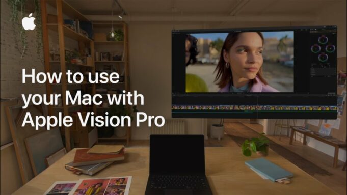 Apple návody – Jak používat Mac s Apple Vision Pro