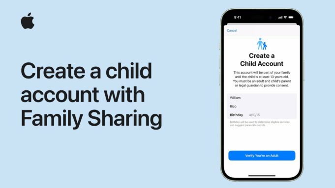 Apple návody – Jak vytvořit účet pro dítě pomocí Rodinného sdílení na iPhonu nebo iPadu