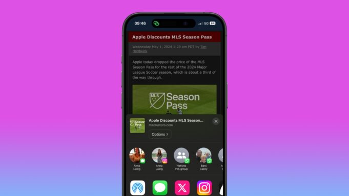 Návod – Jak odstranit všechny kontakty z nabídky sdílení na iPhonu
