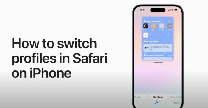 Apple návody – Jak přepínat profily v Safari na iPhonu