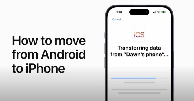 Apple návody – Jak přenést data ze zařízení Android na iPhone