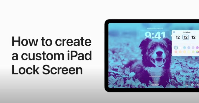 Apple návody – Jak si přizpůsobit uzamčenou obrazovku na iPadu