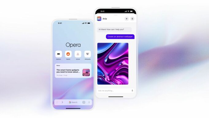Opera vydala svůj prohlížeč Opera One s umělou inteligencí pro iOS