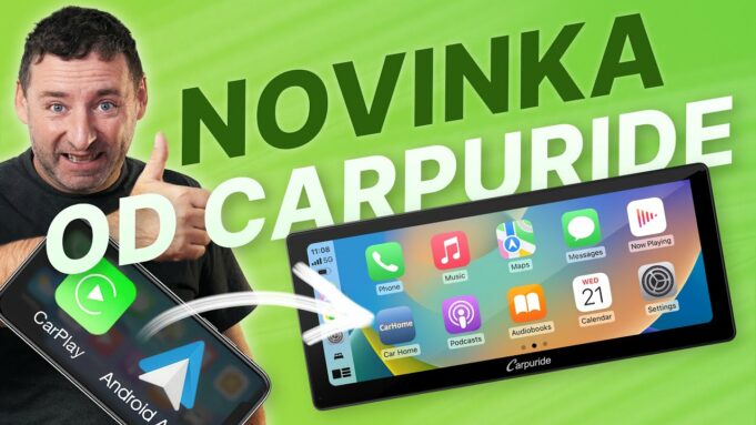 Jan Březina – Mega velký CarPlay displej pro starou Škodovku Carpuride W103 Pro