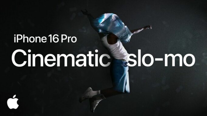 Apple sdílel reklamu na iPhone 16 Pro a iPhone 16 Pro Max zdůrazňující natáčení zpomalených záběrů
