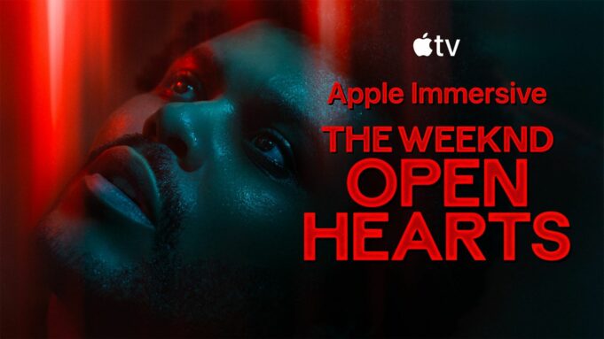 Uživatelé Apple Vision Pro nyní mohou sledovat nový hudební film „The Weeknd: Open Hearts“