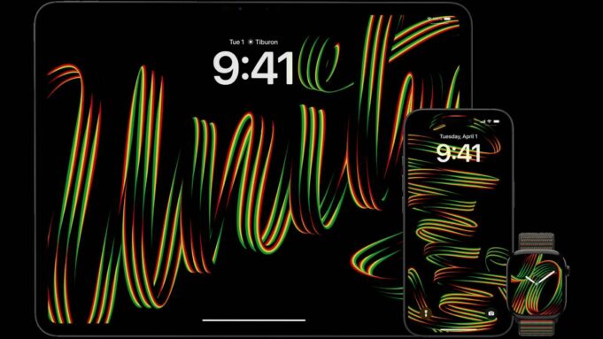 Apple vydal nový řemínek Black Unity pro Apple Watch, ciferník a odpovídající tapety pro iPhone a iPad