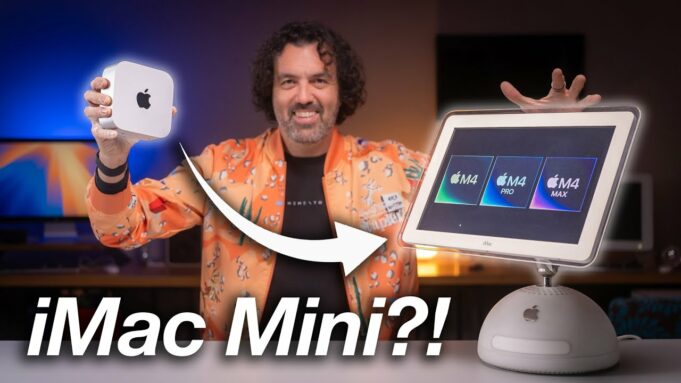 Petr Mára – NEJKRÁSNĚJŠÍ iMac s M4? Nacpu Mac mini do iMac Slunečnice z 2002?