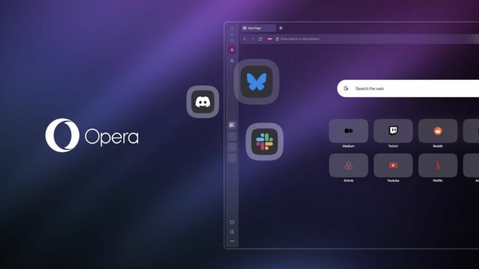 Opera integrovala Slack, Discord a Bluesky do postranního panelu svého desktopového prohlížeče Opera One