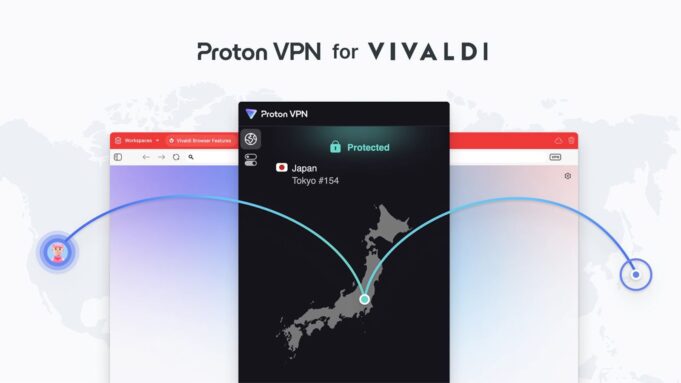 Vivaldi přináší integrovanou VPN ve spolupráci s Proton VPN