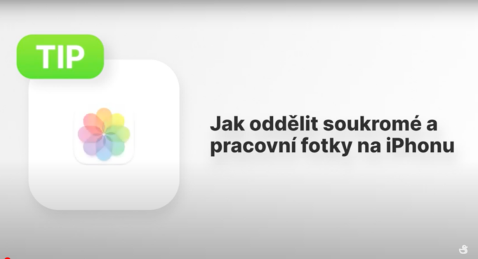 Jan Březina – Apple Tip: Jak oddělit pracovní a soukromé fotografie na iPhonu (iOS 18.4)