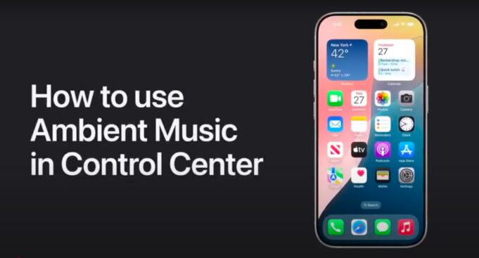 Apple návody – Jak používat relaxační hudbu v Ovládacím centru na iPhonu a iPadu