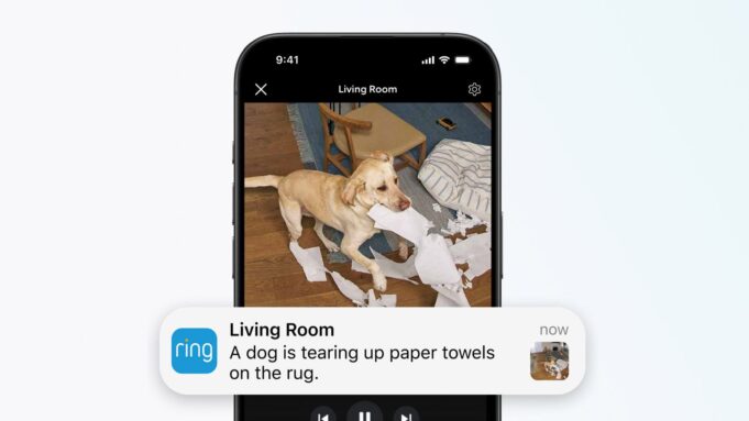 Ring přidává AI popisy do video notifikací na iOS – rychlý přehled, co se děje před vašimi dveřmi
