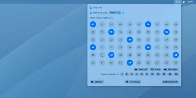 MinuteTick: Nenápadná aplikace pro lepší soustředění na Macu