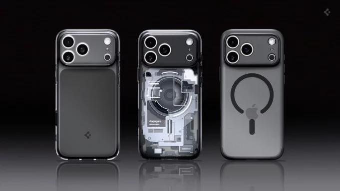 Apple posunul logo u iPhonu 17 Pro a iPhonu 17 Pro Max, Spigen nabízí chytré řešení