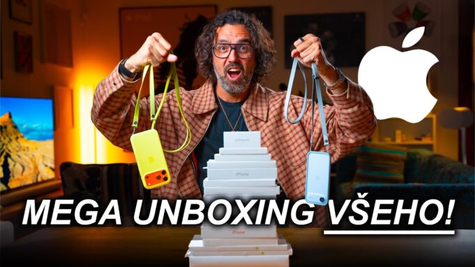 Petr Mára – Mega Apple iPhone 17/Pro/Air unboxing. Příslušenství, barvy, vše co chceš vidět!