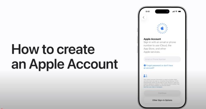 Apple návody – Jak si vytvořit účet Apple