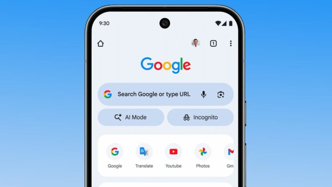 Google aktualizoval aplikaci Chrome pro iPhone a iPad o nové tlačítko Režim AI