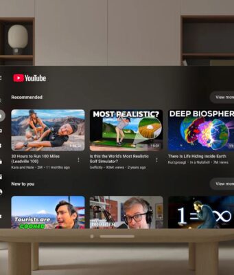 Aplikace YouTube je nyní k dispozici pro Apple Vision Pro