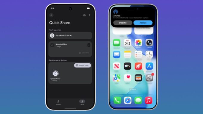 Google zavádí nové funkce, které usnadňují sdílení souborů mezi Androidem a iPhonem