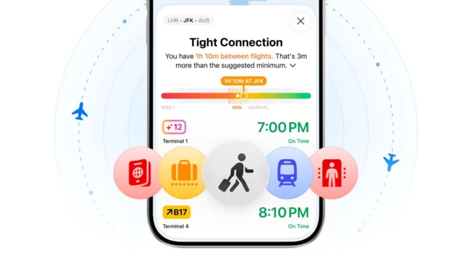 Flighty přidává Connection Assistant. Nová funkce usnadní přestupy na letištích po celém světě