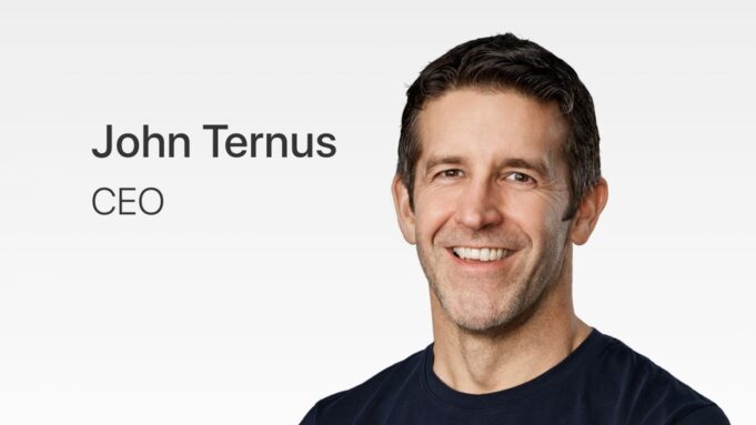 John Ternus se dnes oficiálně stal generálním ředitelem společnosti Apple