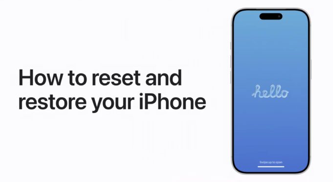 Apple návody – Jak resetovat a obnovit iPhone